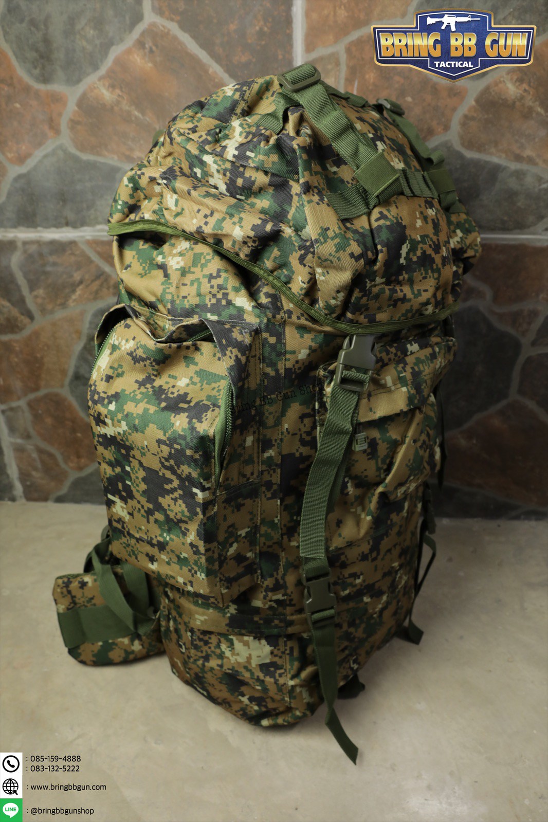 กระเป๋าเป้ รุ่นโครงเหล็ก