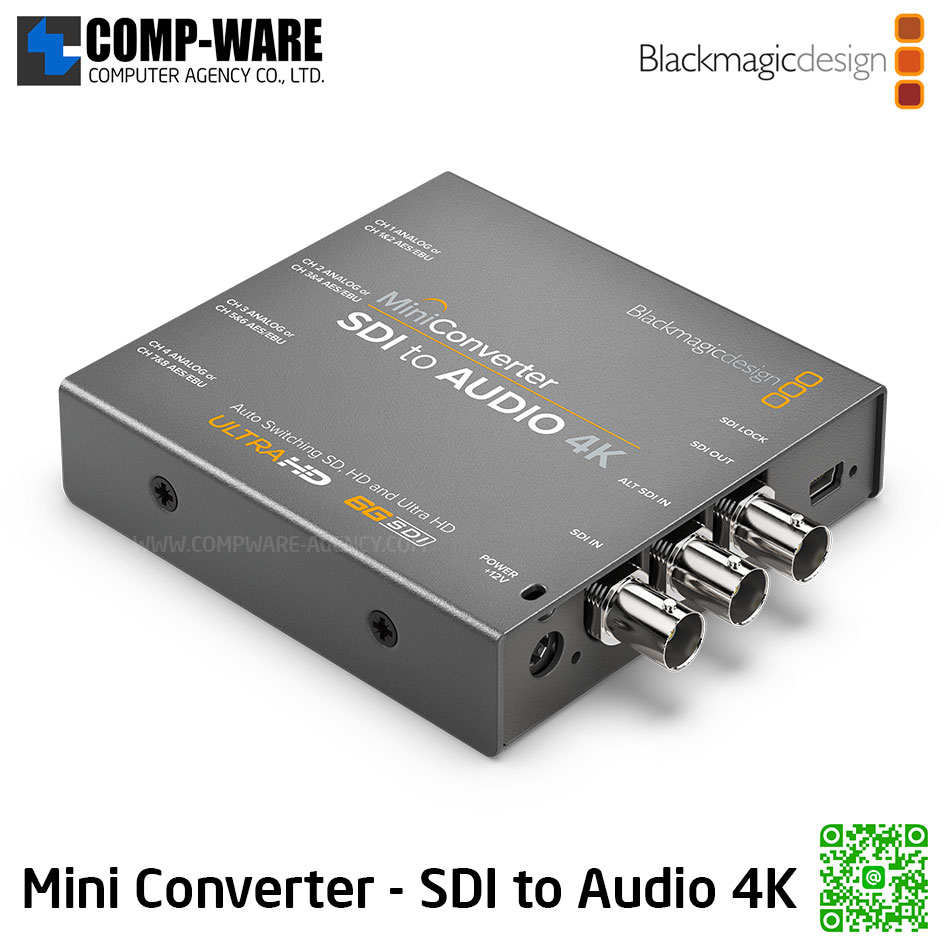 Blackmagic Mini Converter - SDI to Audio 4K