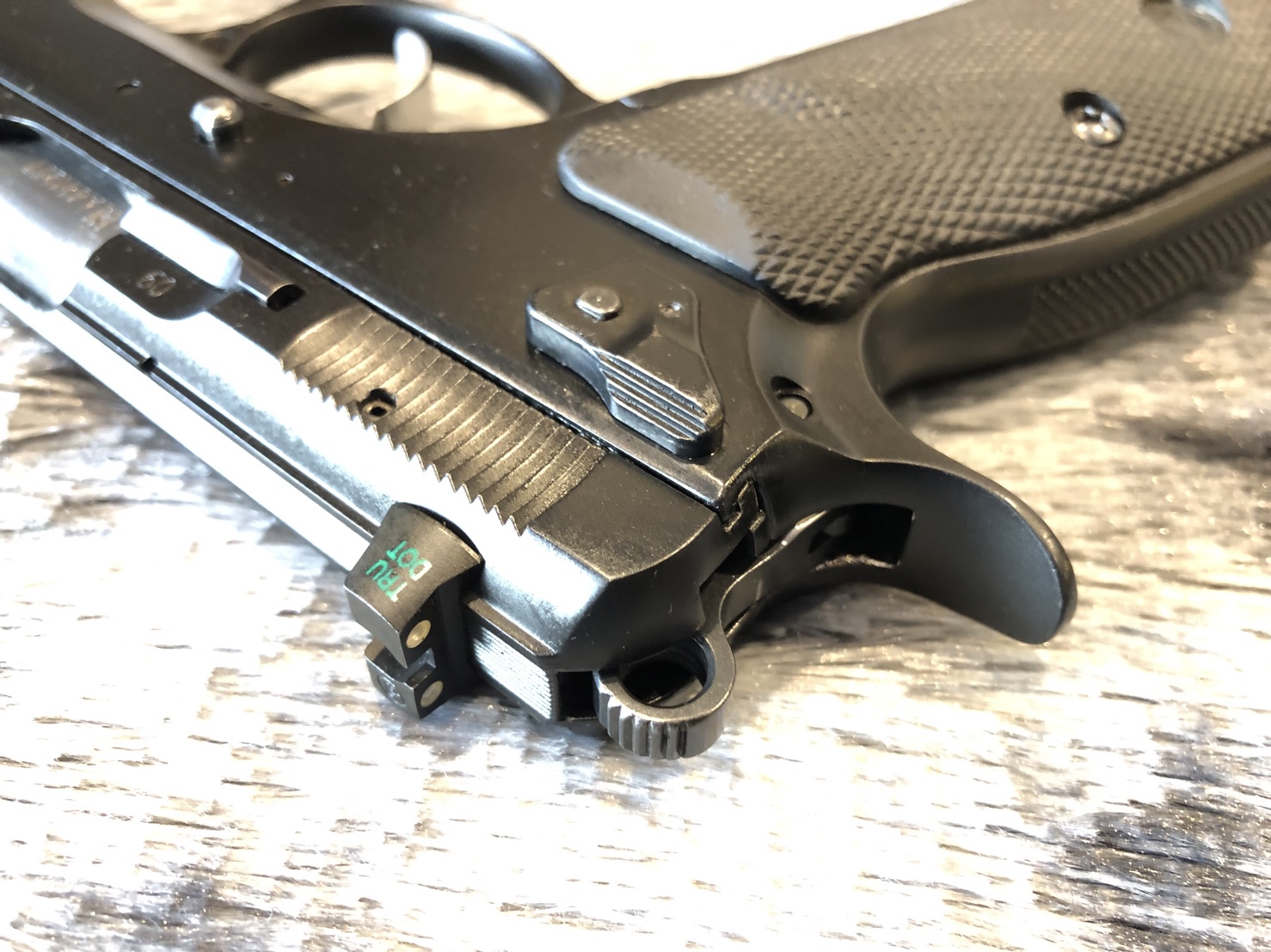 [ปืนฝากขายมือสอง] CZ SP-01 Tactical ขนาด9มม สภาพดี ลำกล้องดี ระบบดีเยี่ยม แม่นยังกะจับวาง