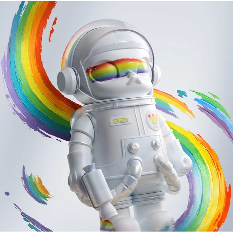 MEGA SPACE MOLLY 400% Rainbow Limited Figurine