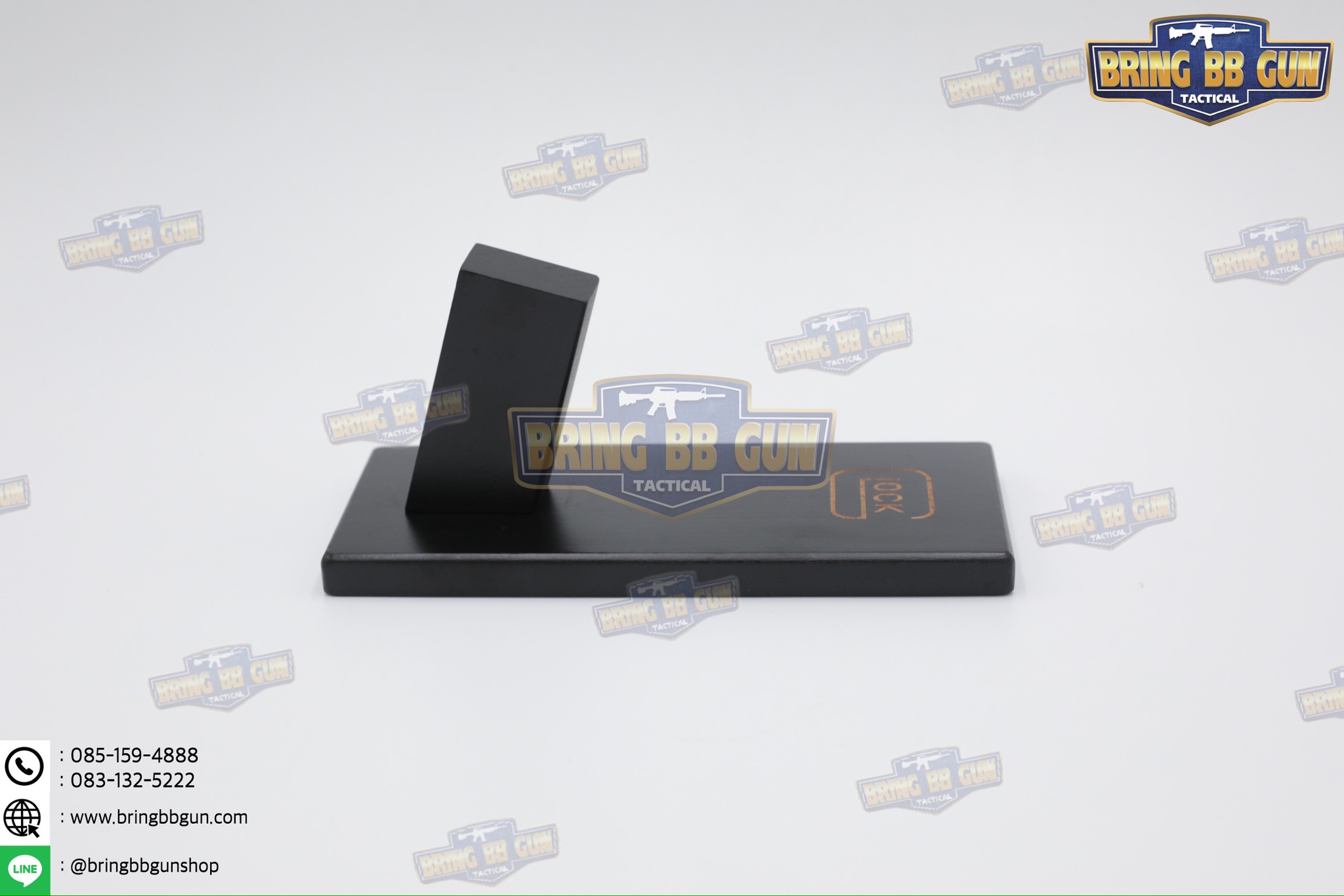 ขาตั้งปืนสั้น Glock (งานไม้)