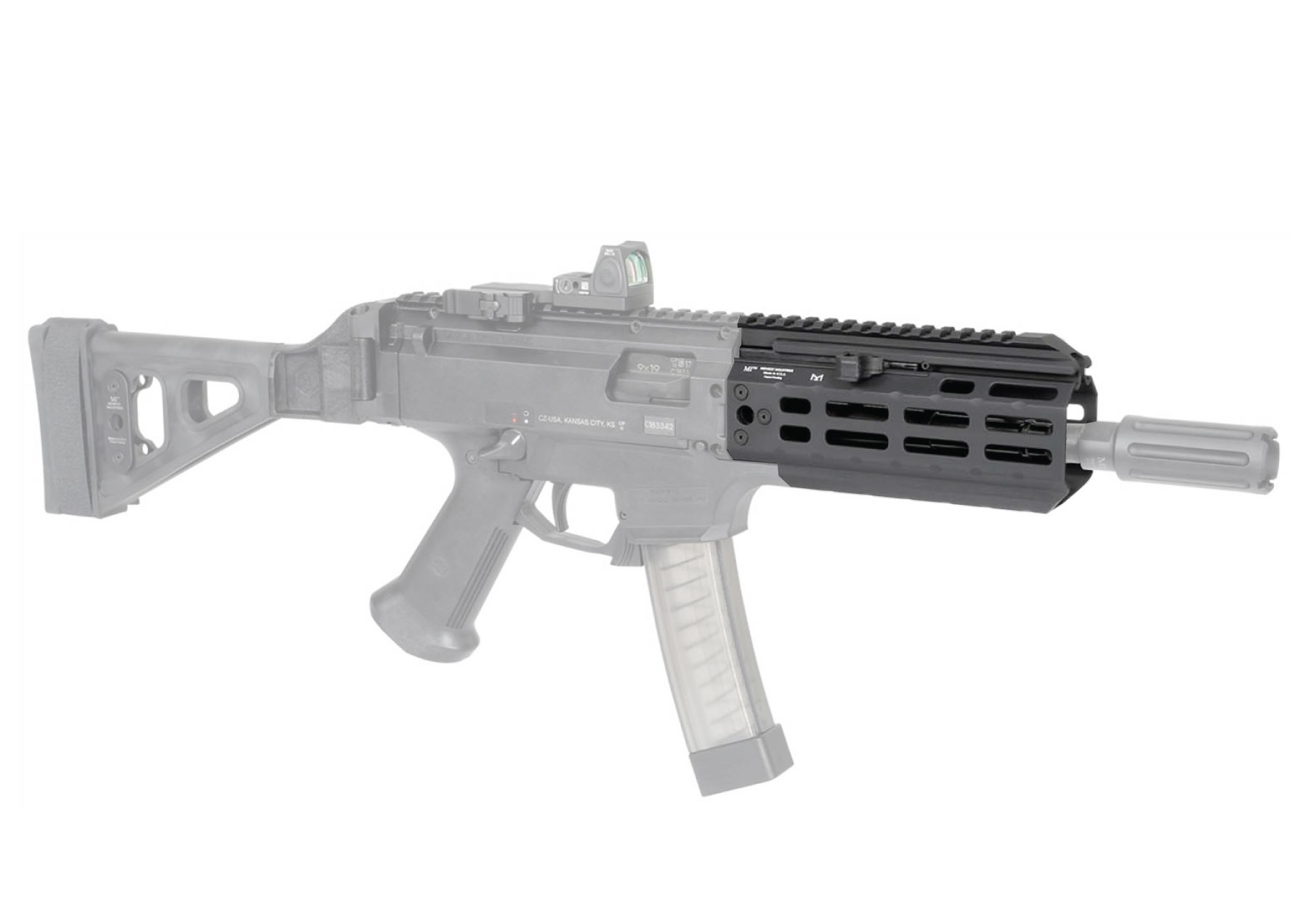 Midwest mi-cz6.75m for CZ scorpion EVO3 S1 กระโจมมือสำหรับCZ scorpion