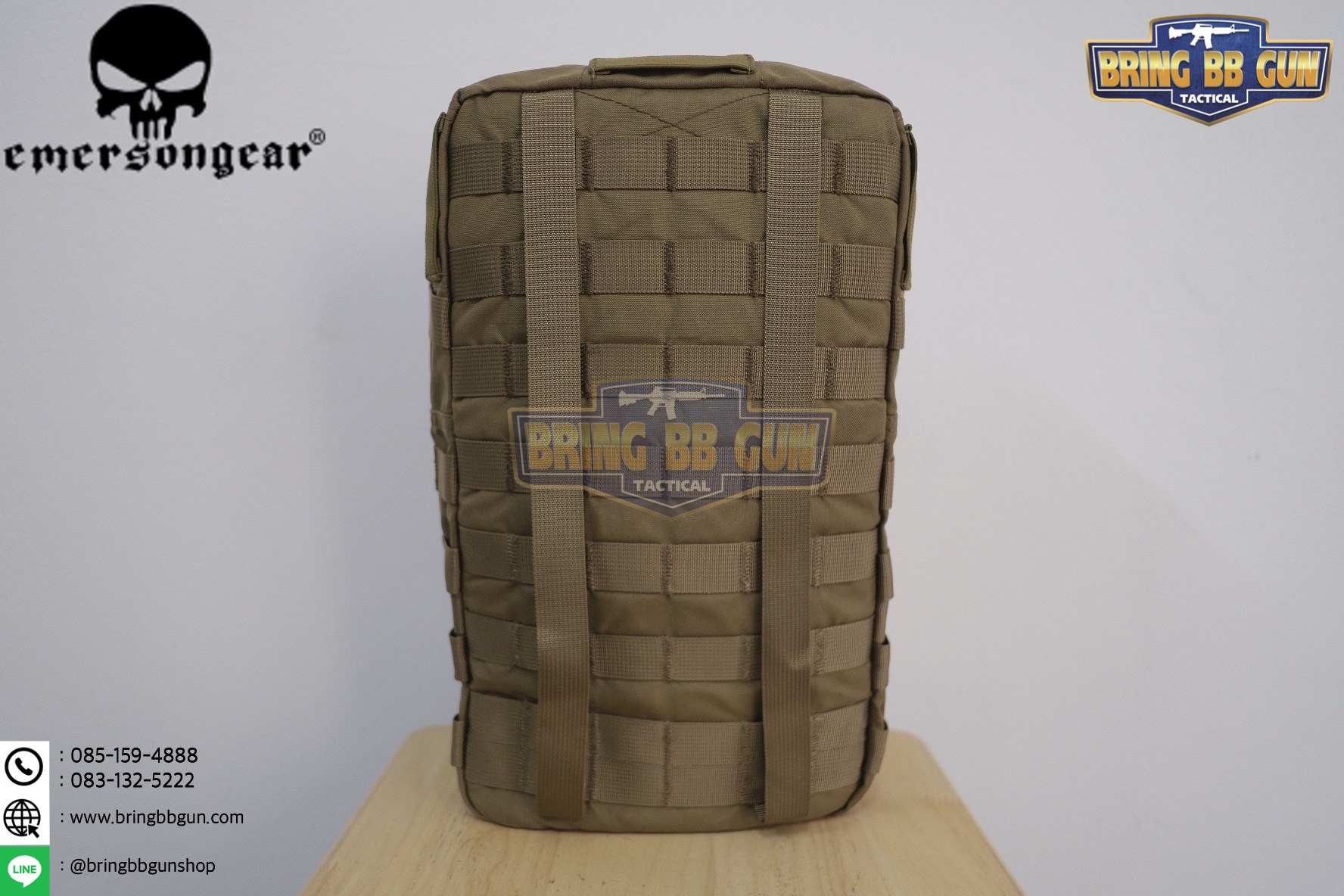 กระเป๋าติดเวส Modular Assault Pack w 3L Hydration (Modular Assault Pack w 3L Hydration Bag) ยี่ห้อ Emerson