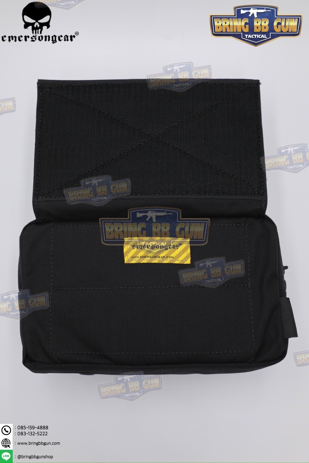 กระเป๋าจิงโจ้ติดเสื้อเวส ทรงสี่เหลี่ยม ยี่ห้อ Emerson (Emersongear Tactical Action Pouch) (Armor Carrier Drop Pouch) (Lower Accessories Pouch) (Drop Pouch)