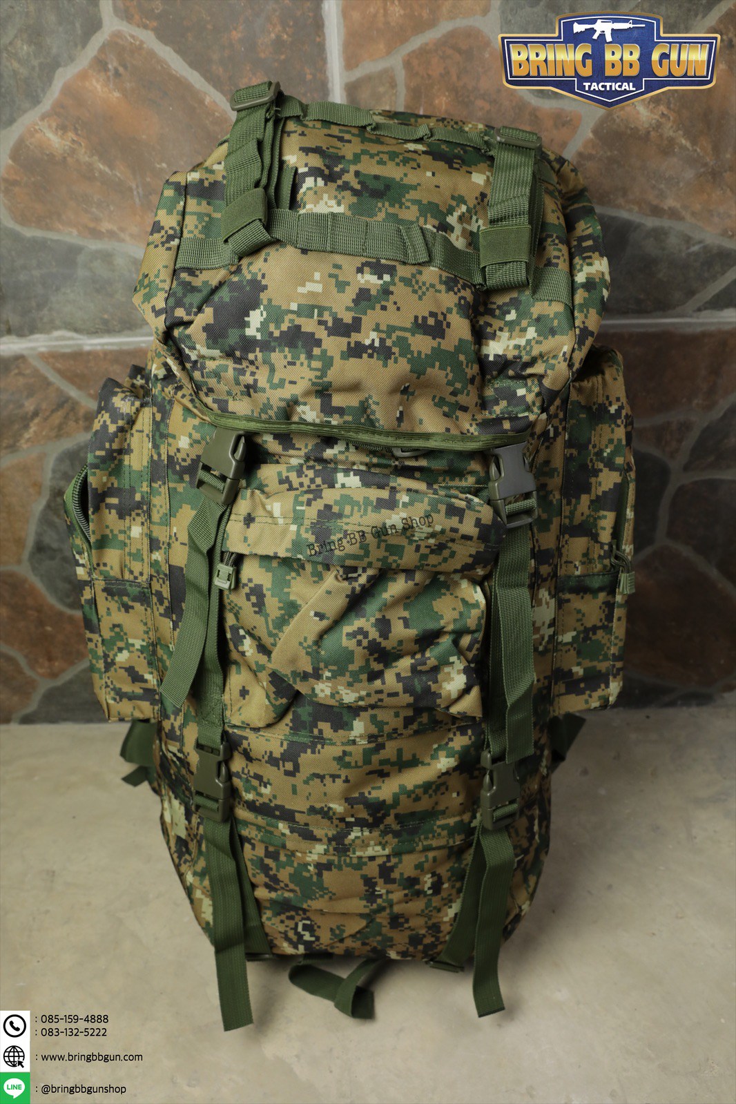 กระเป๋าเป้ รุ่นโครงเหล็ก