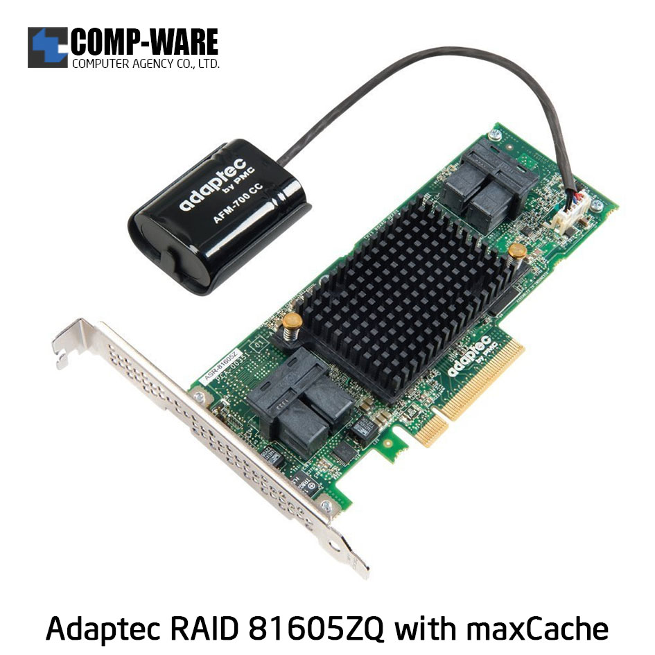 Microsemi Raid Controller 2281600-R (16-Port Internal) PCIe ASR-81605ZQ with maxCache