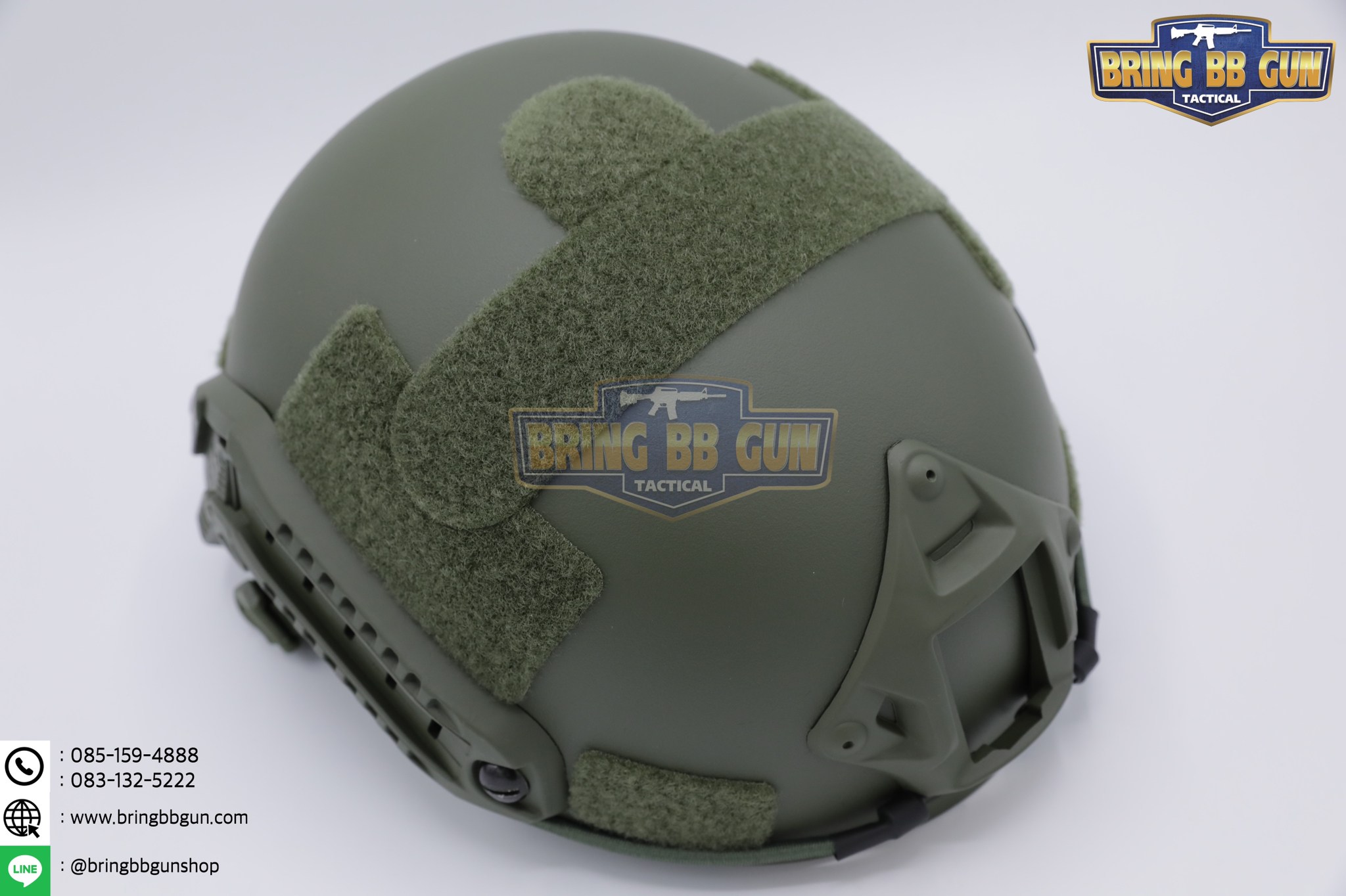 หมวก Fast ปรับท้ายทอยได้(หมวกฟาส) (Fast Helmet MH type) รุ่น Upgrade Version No holes ปรับรัดท้ายทอย
