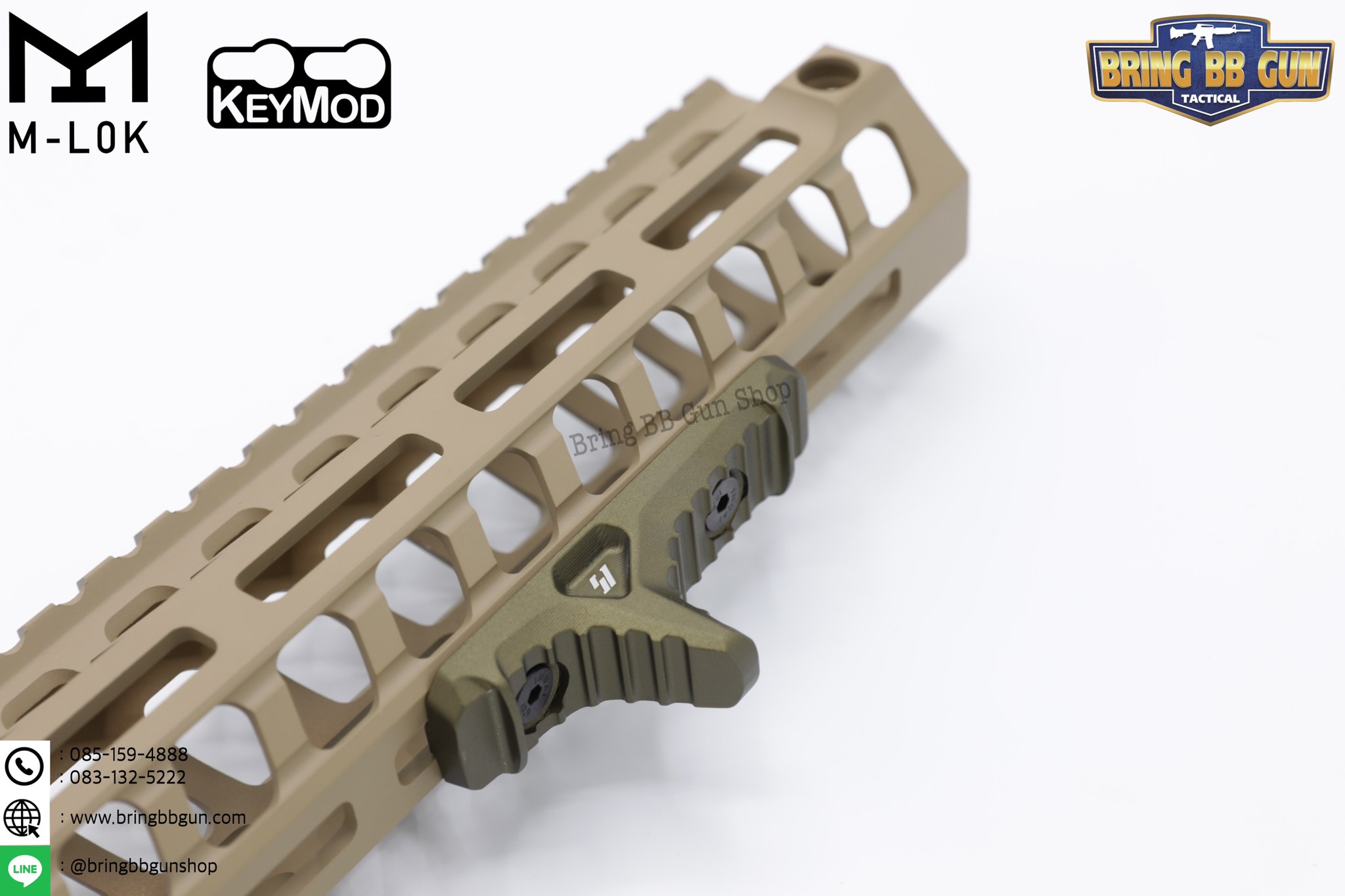 กริ๊ปมือหน้า ยี่ห้อ Strike Industries (ใช้ได้กับชุดหน้าระบบราง M-Lock และ Keymod)