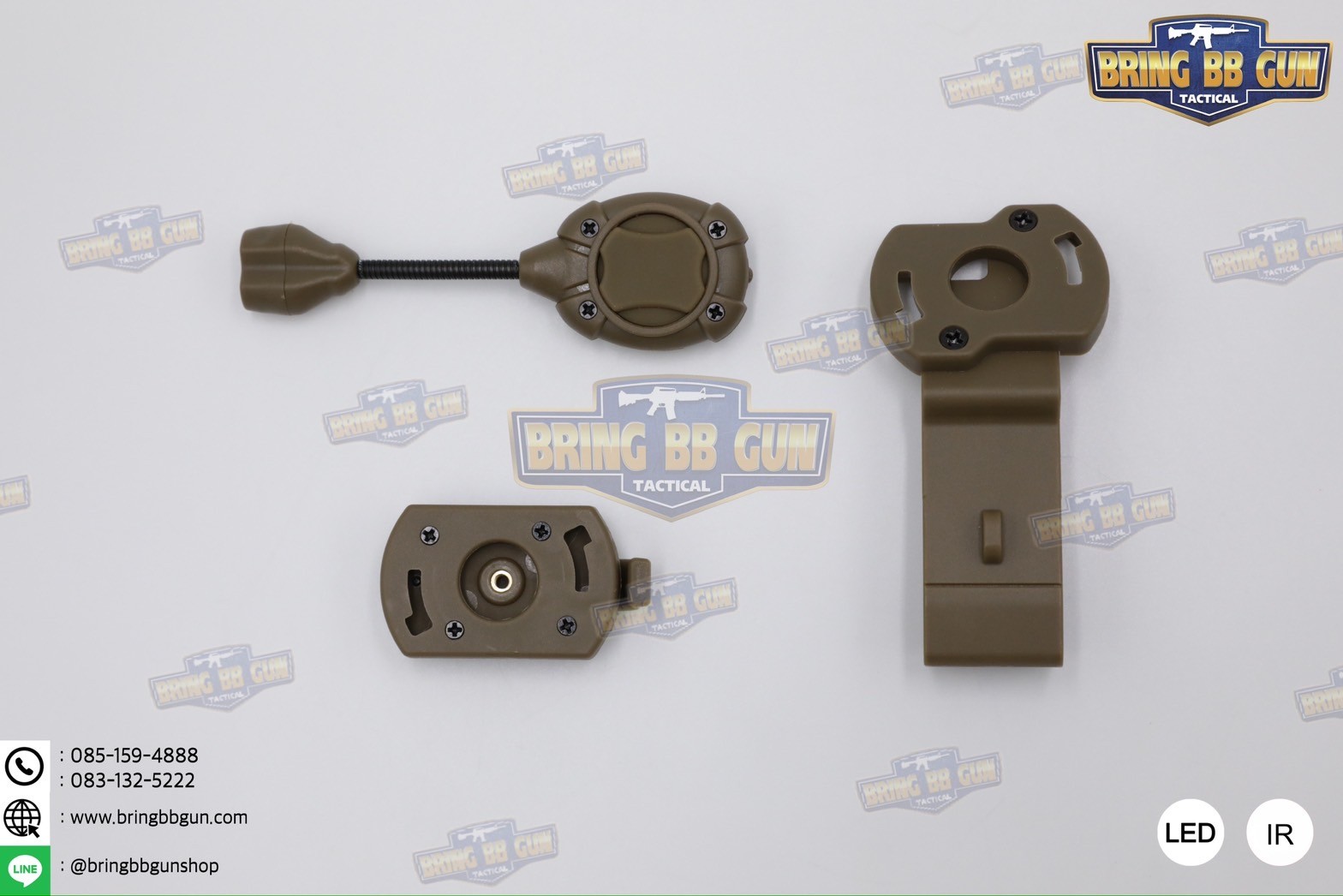 ไฟฉายติดหมวก Switch MPLS (Military Helmet Light System) (ไฟฉายติดหมวกทรง Princeton Tec)