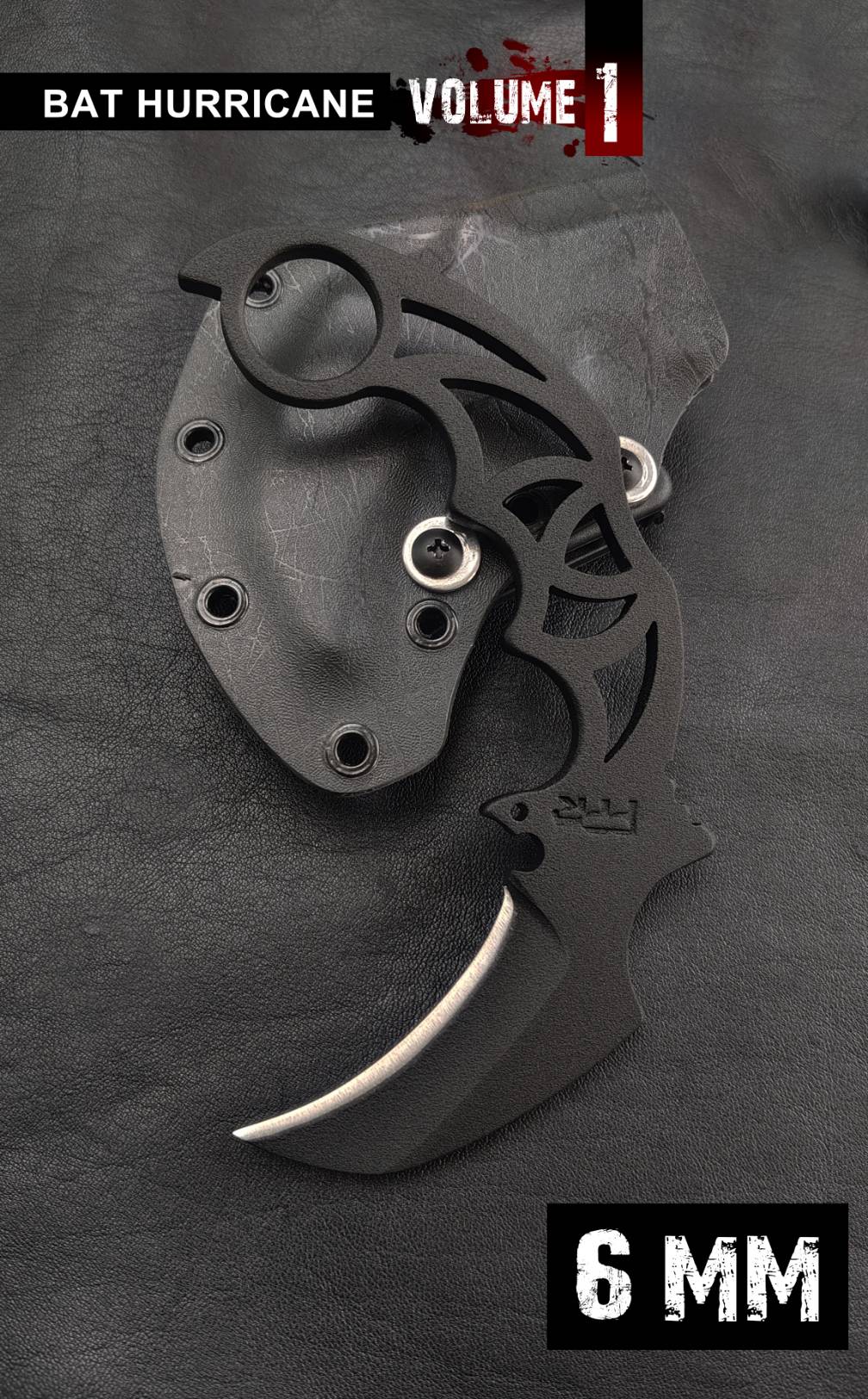 คารัมบิต🦇ค้างคาวเจ้าพายุ SK5 หนา 6 มิล 🦇 Bat hurricane karambit คารัมบิต ซิกเนเจอร์ประจำช่าง PPKNIFE รุ่นคลาสสิค นำมาอัพเกรดให้มีความหนาถึง 6 มิล เต็มไม้เต็มมือ น้ำหนักกำลังดี ใบมีดเคลือบผิว Black Epoxy กันสนิม ดุดัน มาพร้อมซองพลาสติกแข็งเ