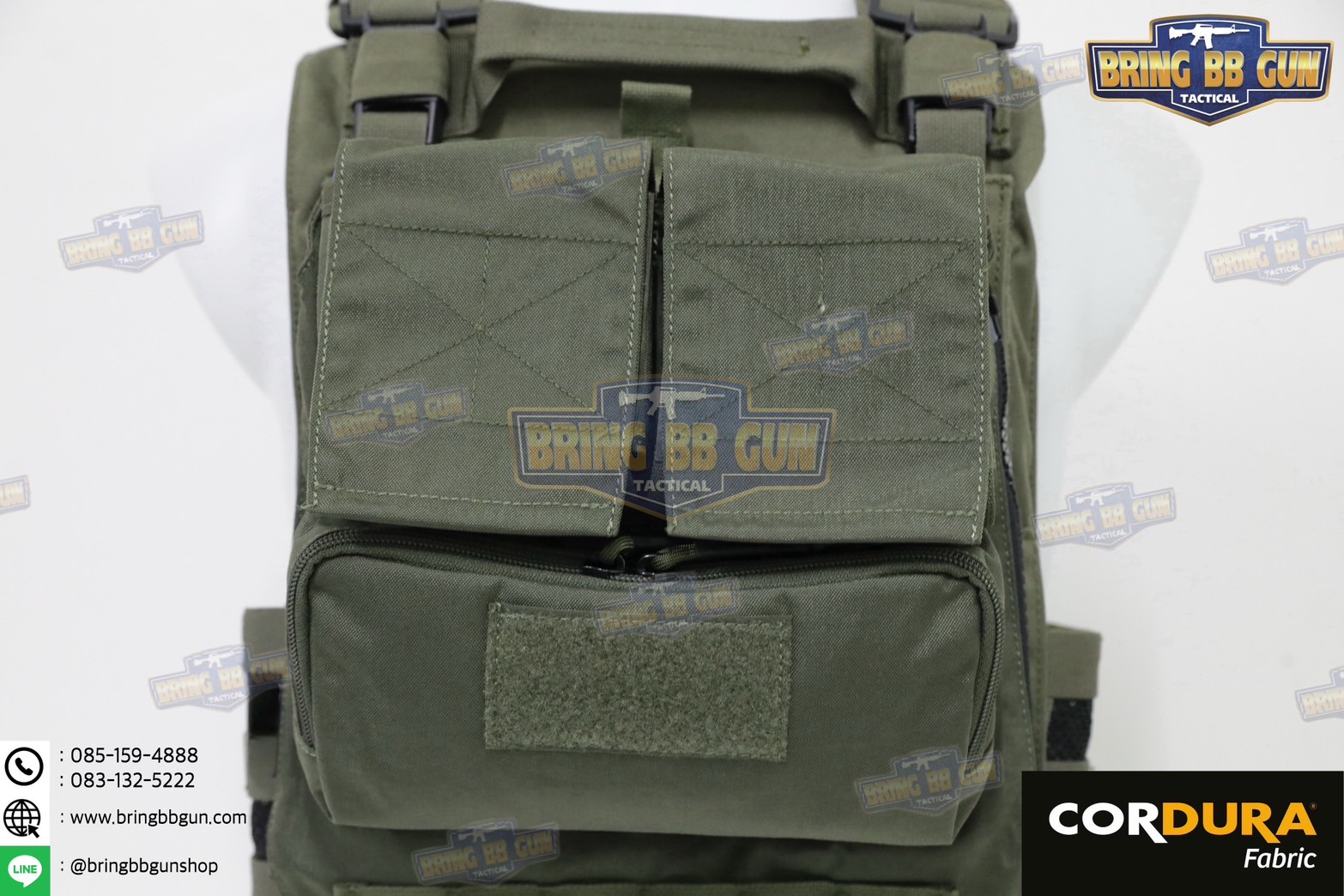 กระเป๋าติดเวส รุ่น Pouch Zip-On Panel 1.0 (กระเป๋าติดหลังเสื้อเวส) (Back Panel Tactical Supplement) (Hydro Pack)