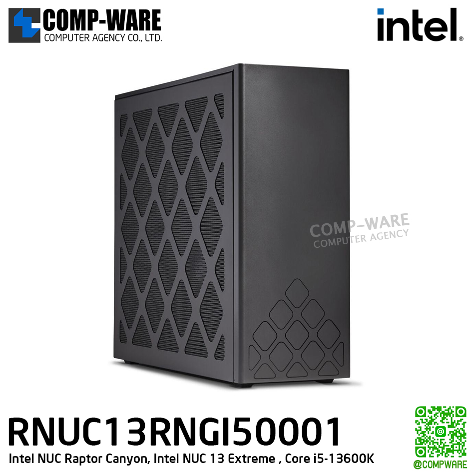 Intel NUC Raptor Canyon, Intel NUC 13 Extreme , Core i5-13600K ,DDR5 SO-DIMM ,w/ US cord, single pack / 3Y Warranty - RNUC13RNGI50001,99C51K