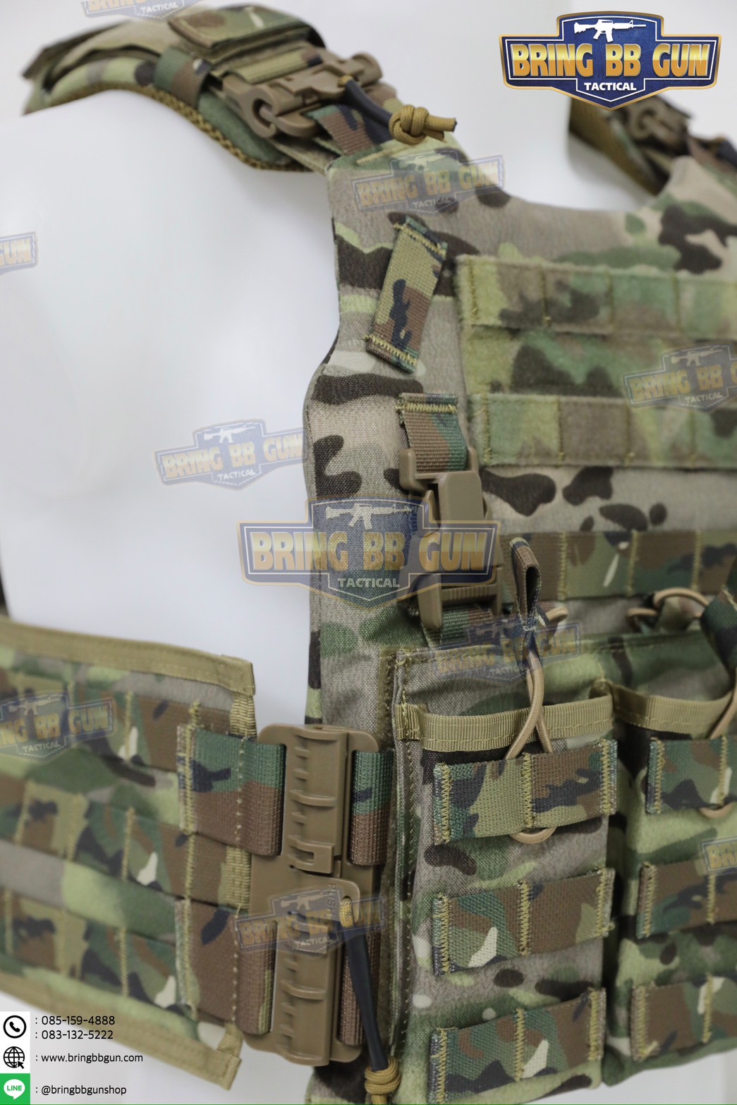 เสื้อเวส รุ่น 6094QRC (ปลดไว) (เวส6094 ปลดไว4จุด)(QRC Ver.2)