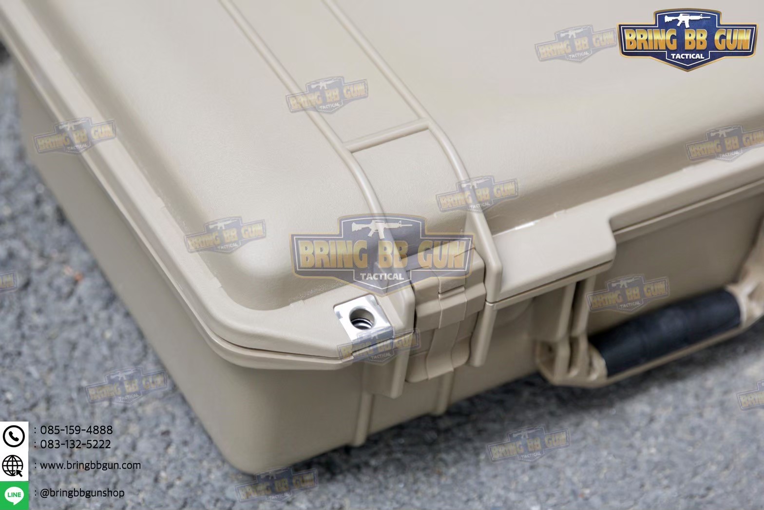 กล่องปืน B4 ขนาดภายนอก : 49*32*18 cm. ขนาดภายใน : 46.2*26.5*10.5 cm.