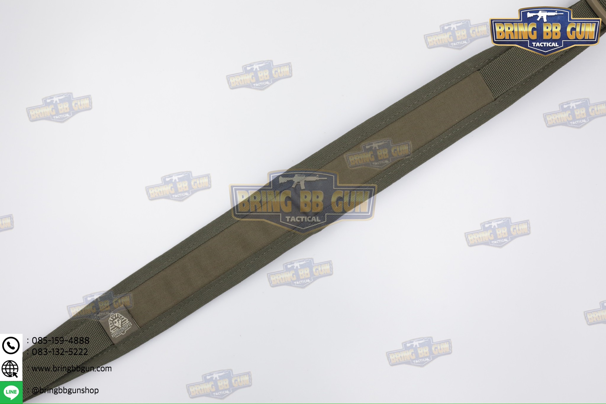 สายสะพายปืน ทรง Ferro (สายสะพายปืนยุทธวิธี 2 จุด) (Padded Sling) (The Slingster) (Adjustable dual point tactical function rope)