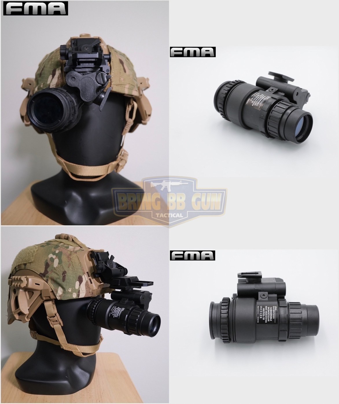 PVS 18 NVG Dummy (Night Vision Goggles Dummy Version) กล้องไนท์วิชั่น (ตาเดียว) กล้องส่องกลางคืน (ตาเดียว) ยี่ห้อ FMA
