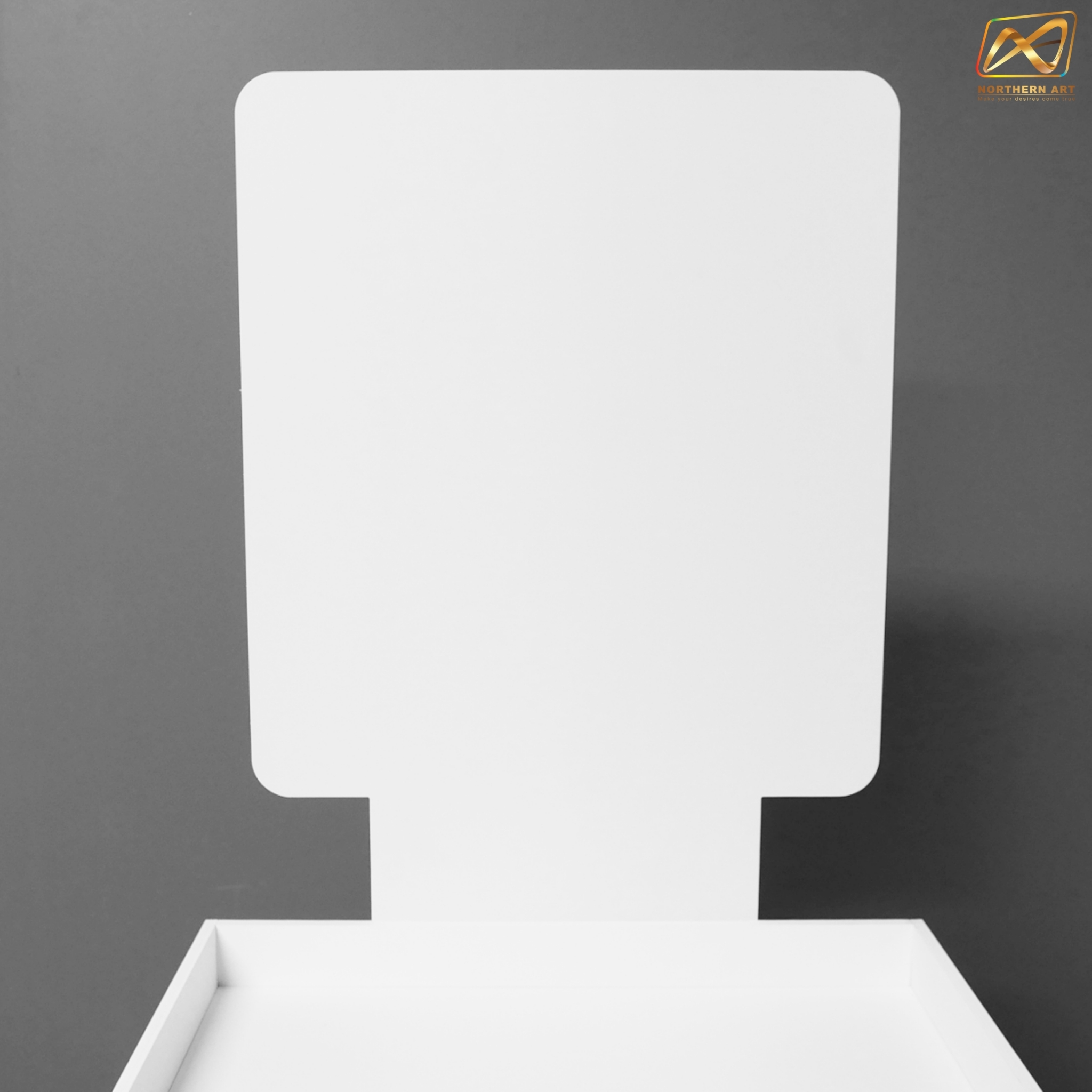 ชั้นวางสินค้าพลาสวูด 3 ชั้น ขนาด (W)40 x (D)31.6 x (H)150 ซม. พลาสวูดหนา 8 มม.พร้อมงานพิมพ์สติ๊กเกอร์