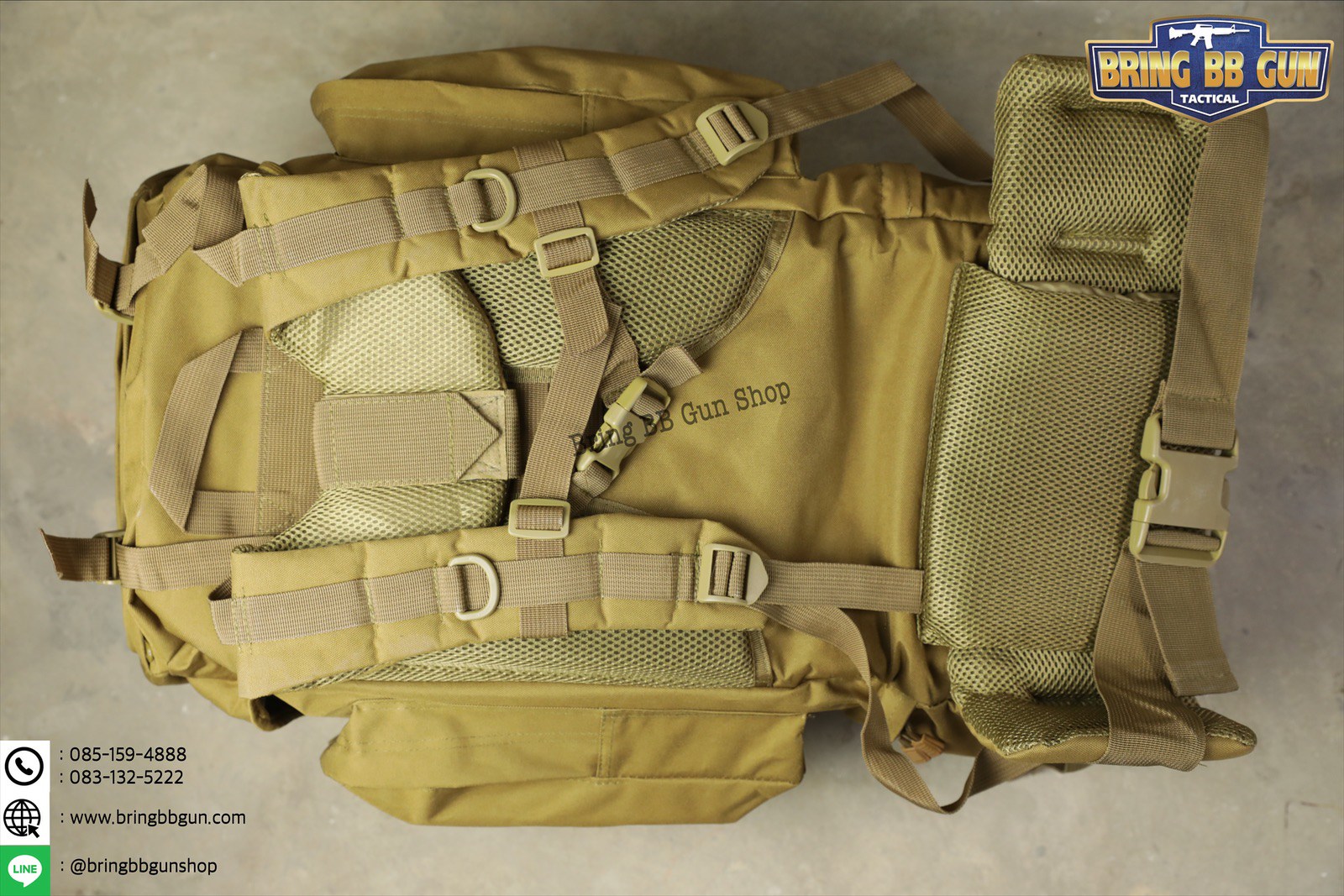 กระเป๋าเป้ รุ่นโครงเหล็ก