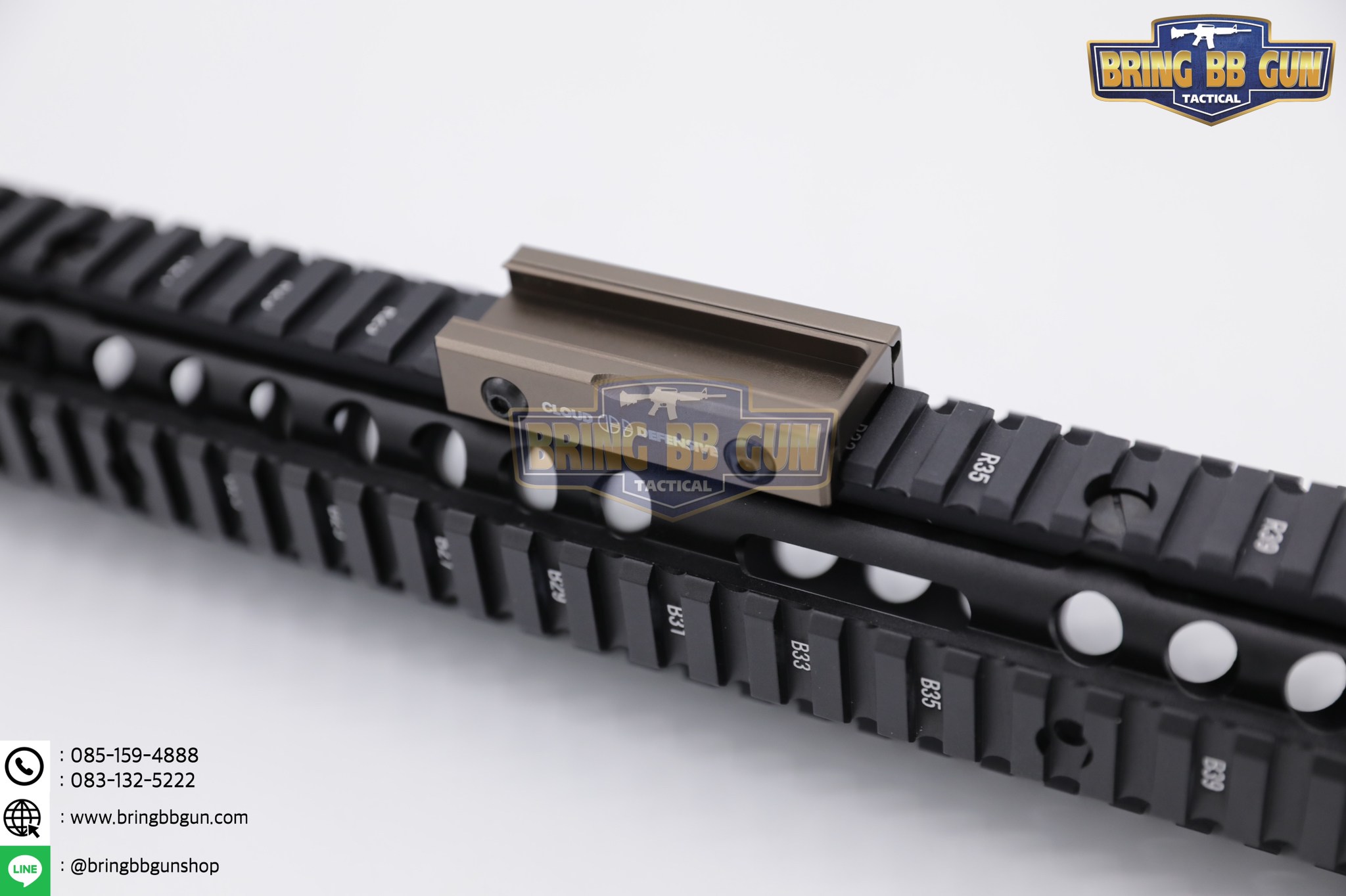 LCS ยี่ห้อ Cloud Defensive (ตัวจับสวิตช์หางหนูของไฟฉาย) รุ่น ระบบราง Picatinny (รางรถไฟ,ราง20mm.) (Light Control System) (ใช้ได้กับชุดหน้าระบบราง Picatinny เท่านั้น)