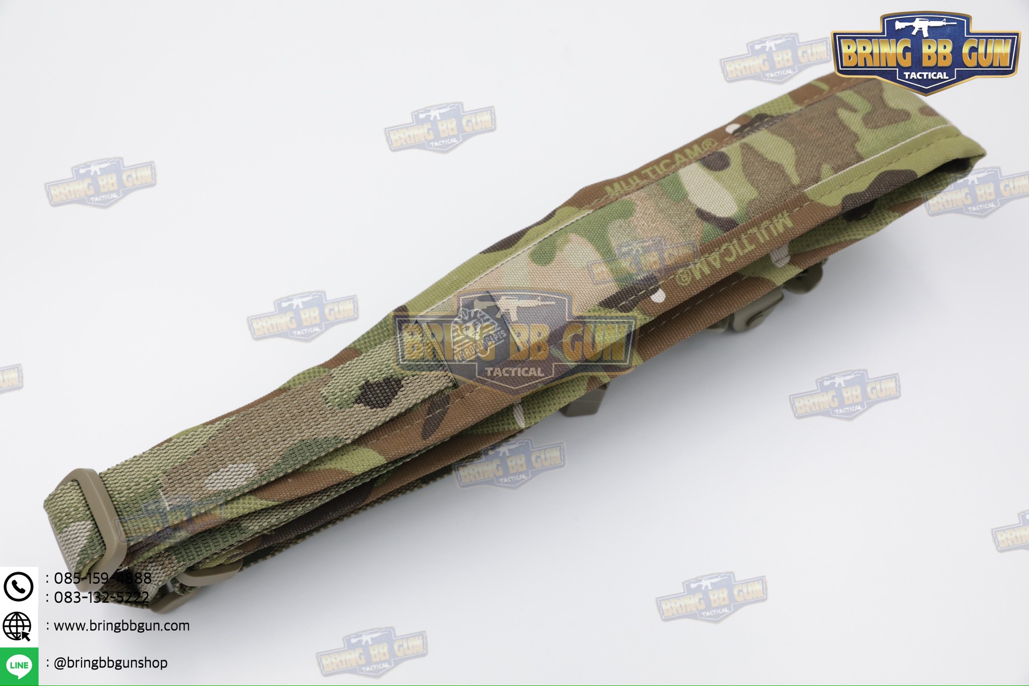 สายสะพายปืน ทรง Ferro (สายสะพายปืนยุทธวิธี 2 จุด) (Padded Sling) (The Slingster) (Adjustable dual point tactical function rope)