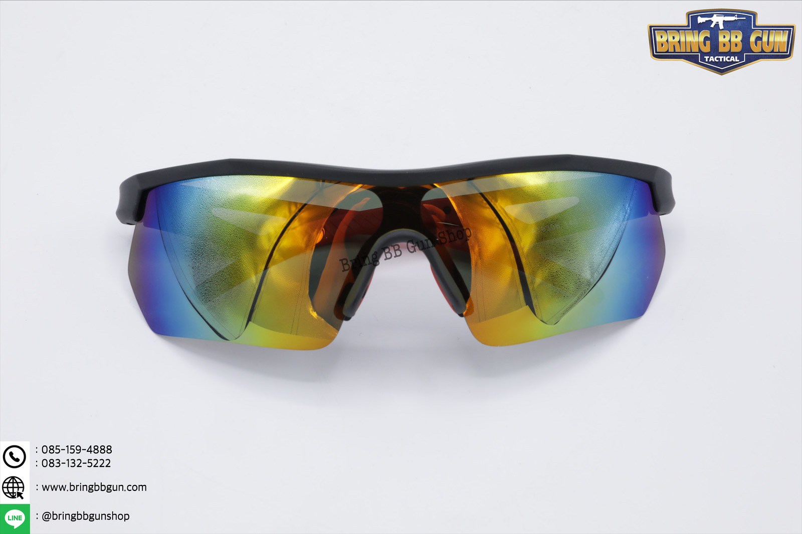 แว่นกันแดด เลนส์ Polarized (เลนส์โพลาไรซ์) รุ่น ทรงสปอร์ต
