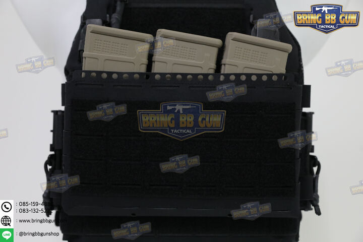 เสื้อเวส FCSK 3.7 (เสื้อเวส FCSK 3.0 + เพ้าแม็กกาซีน MK5 (5.56 แบบ3ช่อง)) (FCSK 3.7 Plate Carrier) (FCSK 3.0 + MK5 Front Flap)