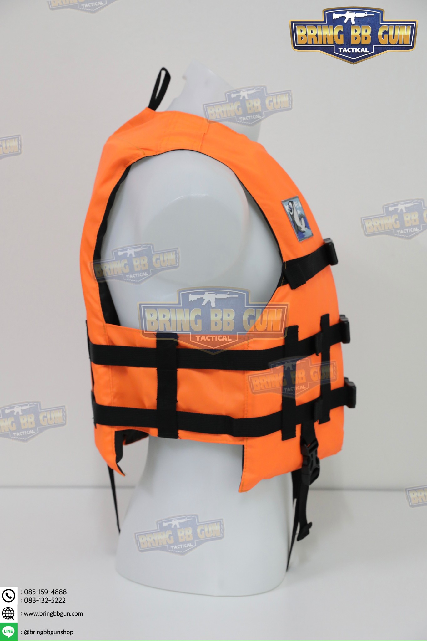 เสื้อชูชีพ ยี่ห้อ ปลาโลมา (เสื้อพยุงตัว) (เสื้อชูชีพ อุปกรณ์ช่วยชีวิต) (Life Jacket) (Life Vest)