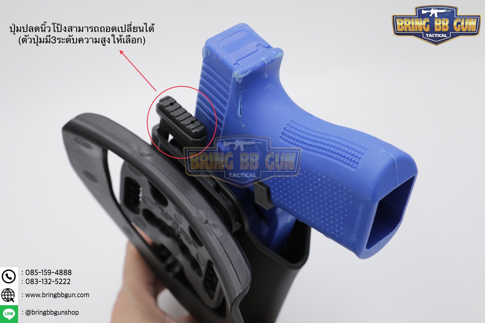 ซองปืนพกนอกปลดนิ้วโป้ง Black Hawk รุ่น Omnivore (Omnivore Multifit Holsters) (ซองปืน+ไฟฉาย)