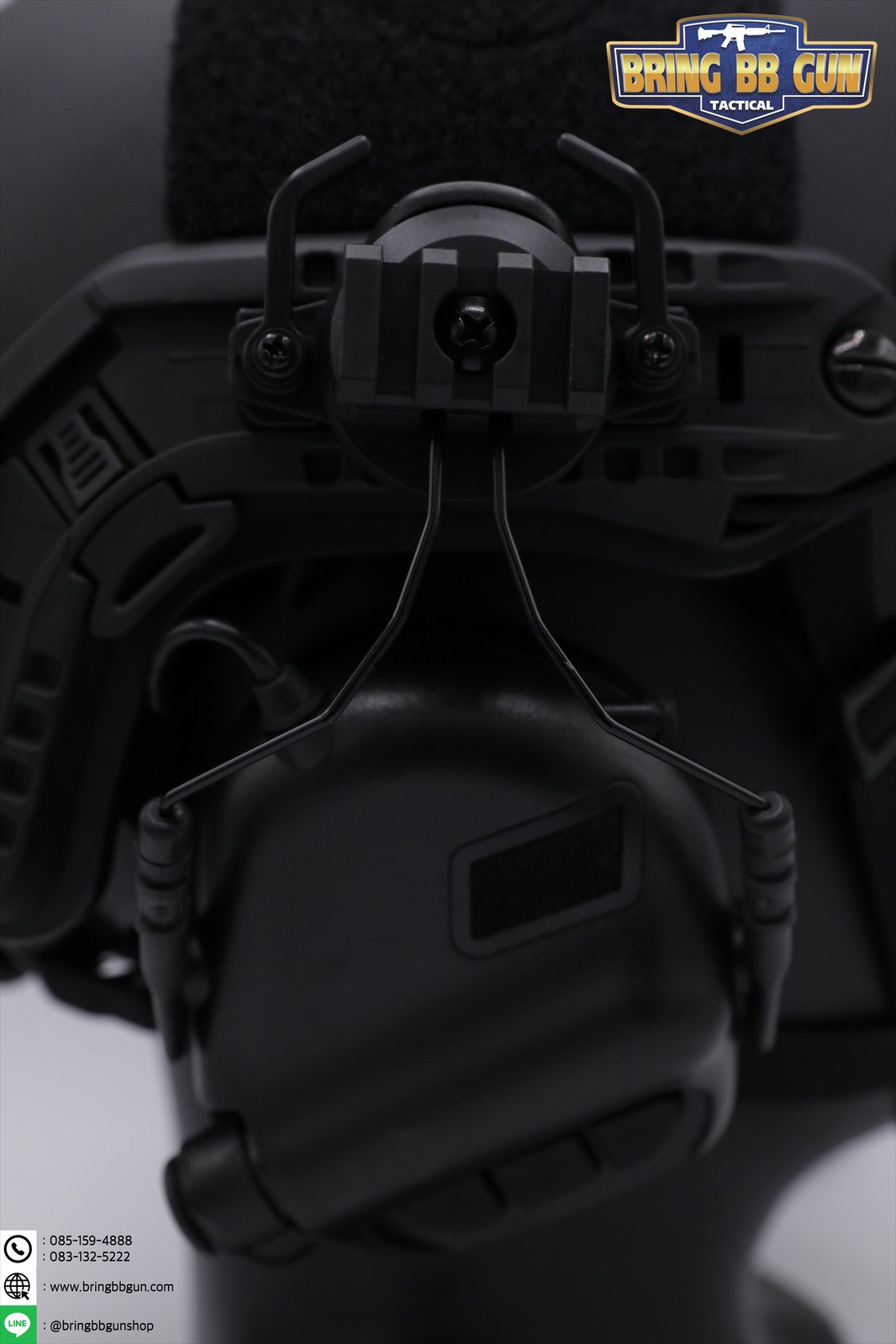 OX Horn Headset Bracket (อแดปเตอร์ขาจับหูฟังใส่รางข้างหมวกฟาส)