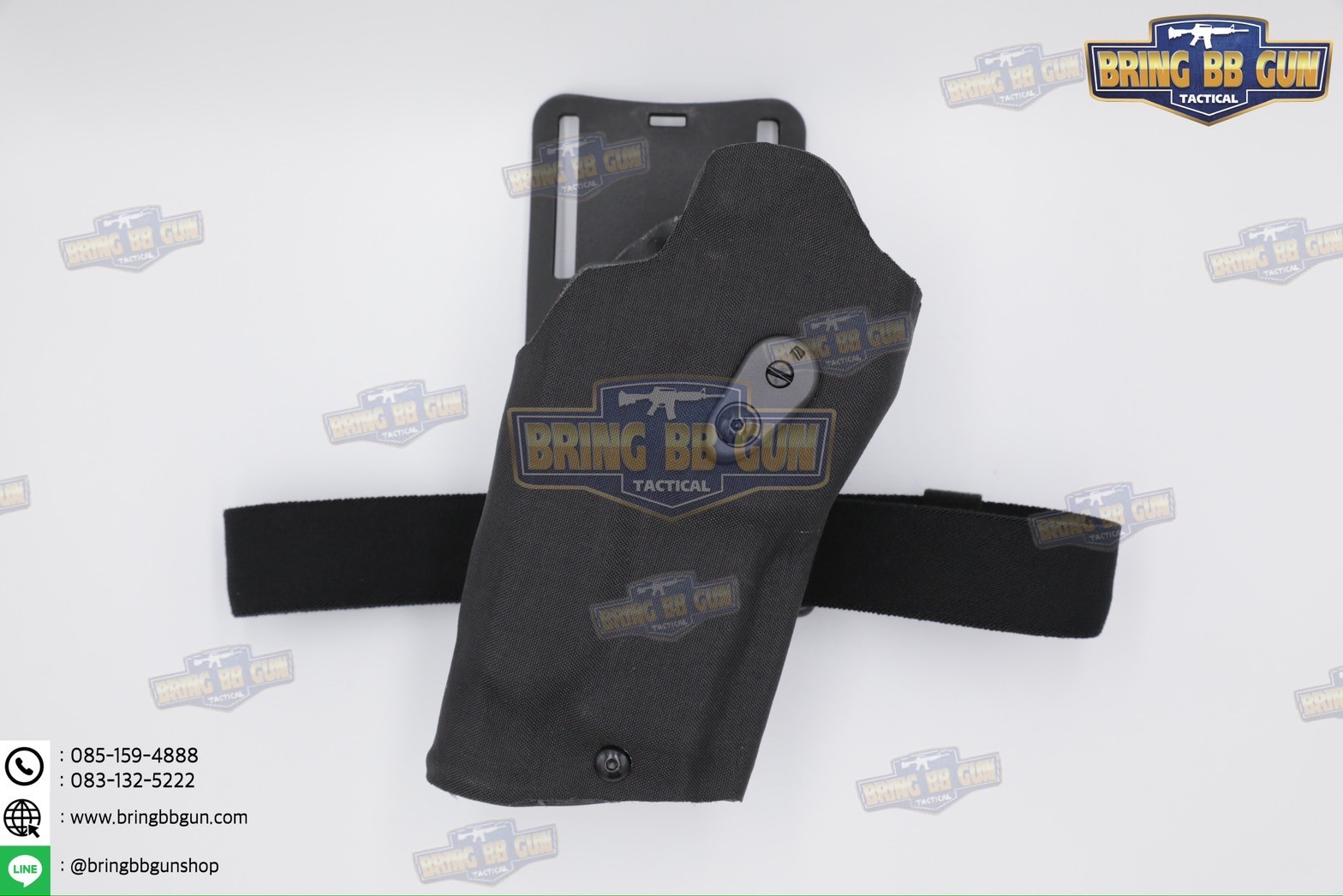 ซองปืนพกนอกปลดนิ้วโป้ง Sig Sauer P320 + ช่องไฟฉาย (ซองปืน 6354DO) (6354 DO) (P320 + X300)