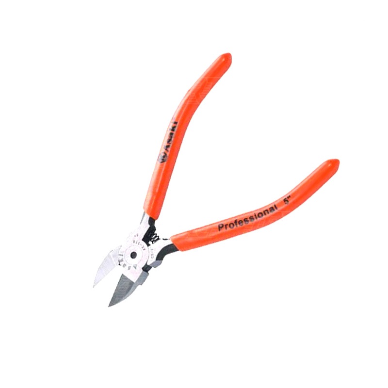 คีมตัดปากแหลม CR-V ระดับไฮเอนด์ 5 นิ้ว | AK-8145 | ASAKI