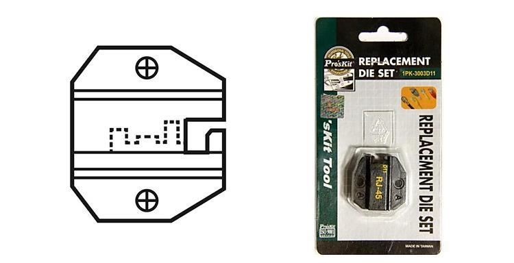 1PK-3003D1 DIES FOR 22-10AWG 1PK-3003D1