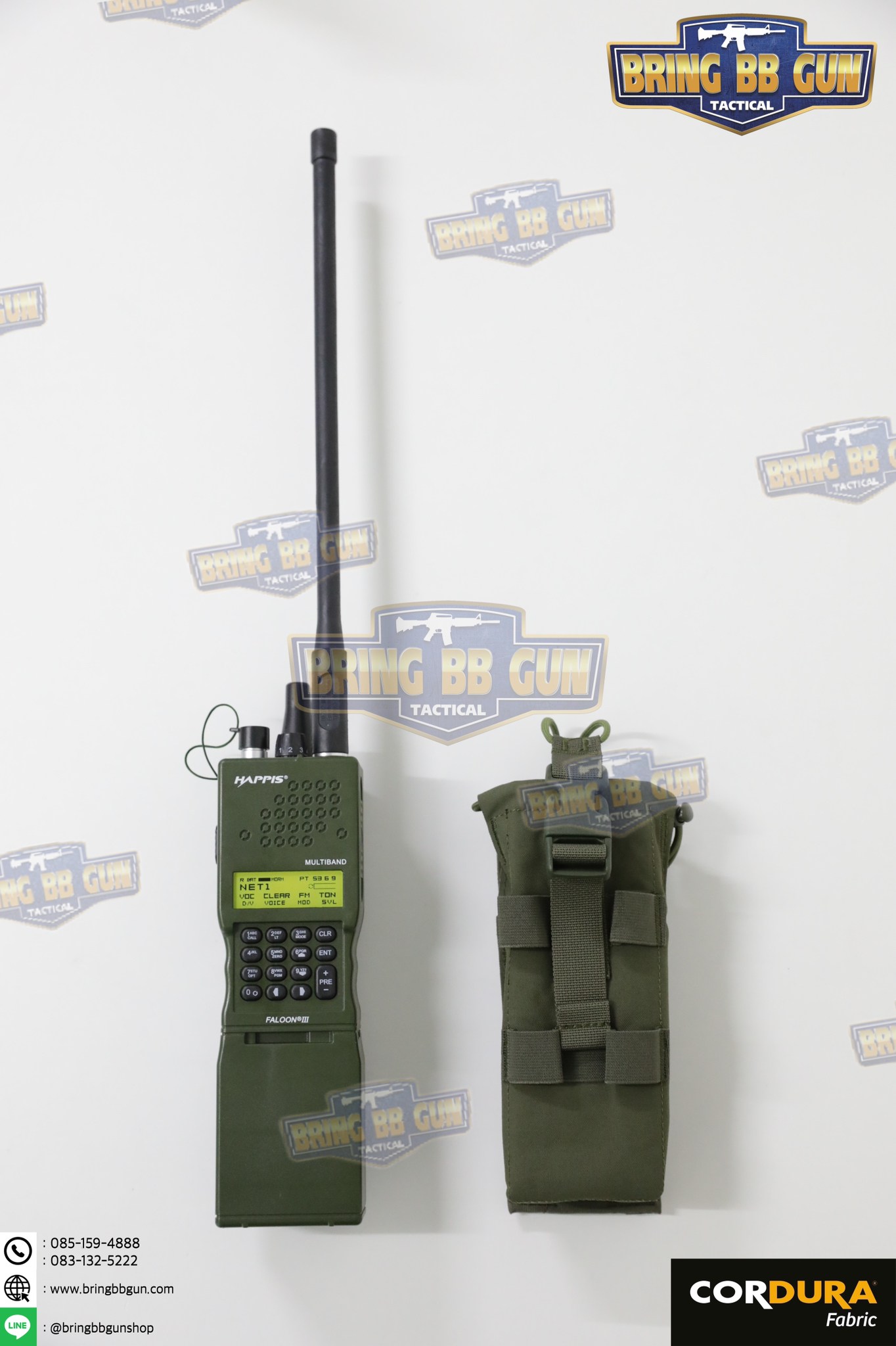 เพ้าวิทยุสื่อสาร สำหรับวิทยุ PRC-152 ซองวิทยุสื่อสารแบบผ้า (PRC-152 drop-down Radio Pouch) (Radio Holder)