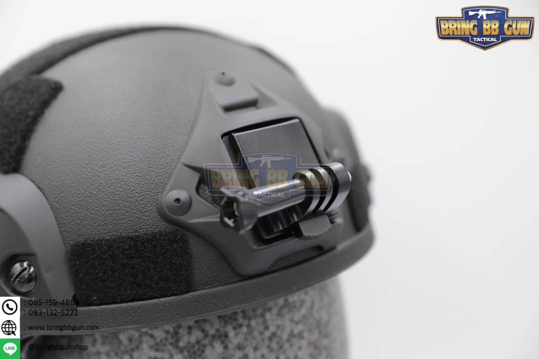 ขาจับกล้อง Action Camera ติดหมวก Fast/Mich (ขาจับกล้อง Go Pro ติดหมวก Fast/Mich) รุ่น อลูมิเนียม