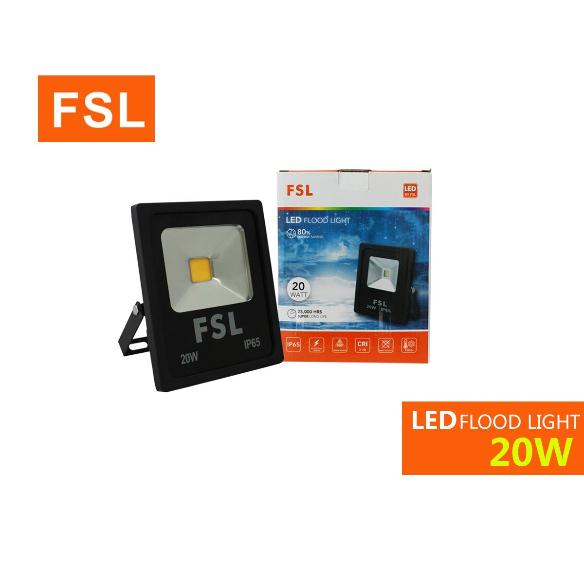 สปอร์ตไลท์ FSL-SPL-20W แสงขาวและแสงวอร์มไวท์