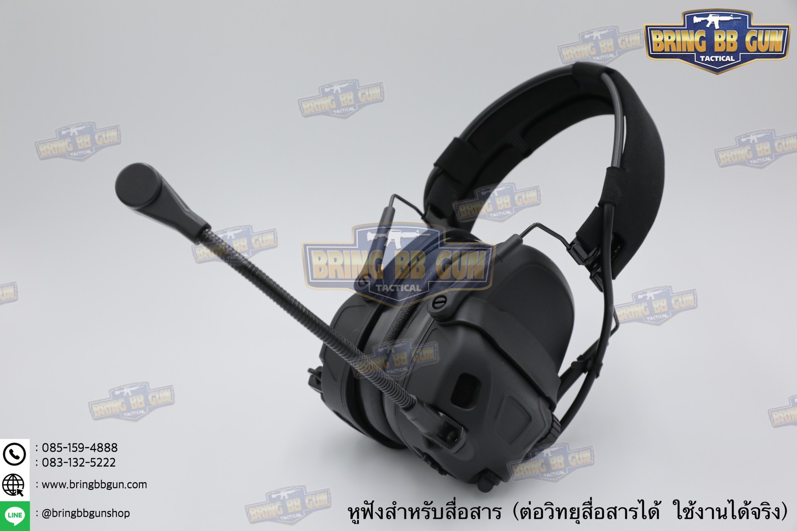 หูฟังสื่อสาร ทรง Ops-Core AMP (FCS AMP tactical communication shooting headset) (AMP)