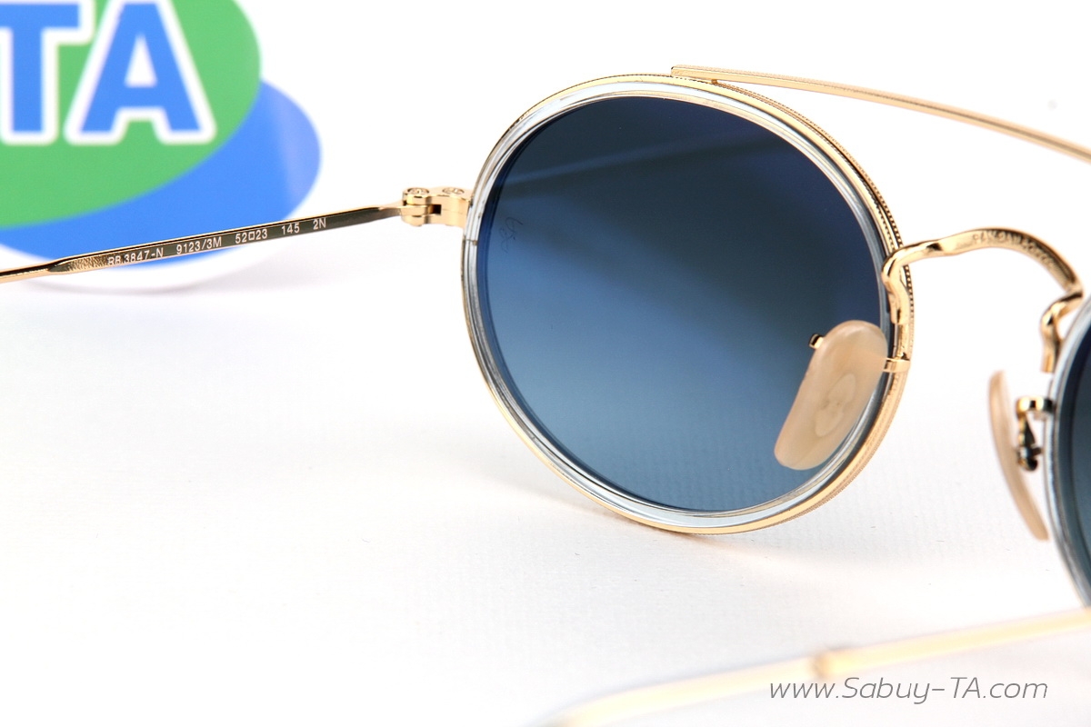 RayBan Oval Double Bridge RB3847N 91233M