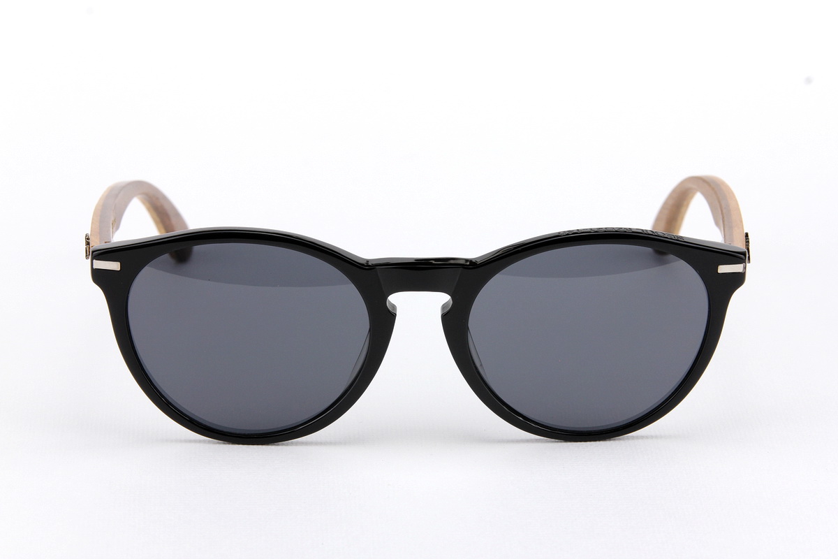 แว่นกันแดดขาไม้ Weekend Duet Collection Seoul Black (Light)