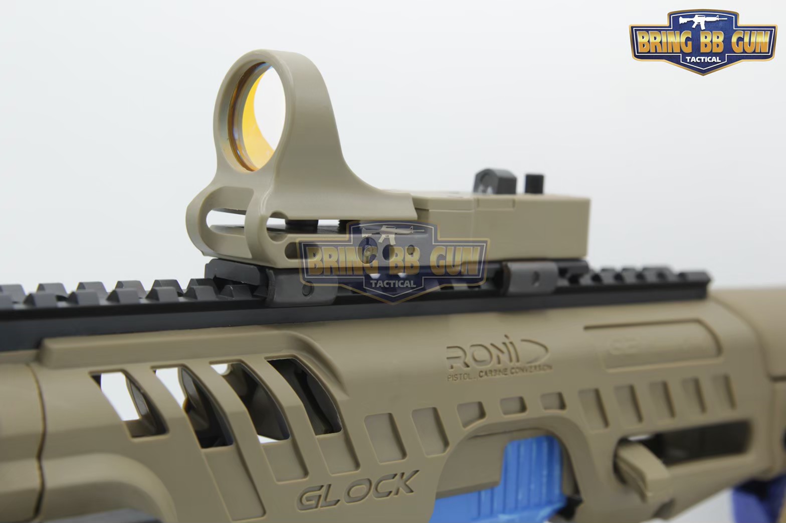 ชุดสุดคุ้ม Roni Gen 2 + เรทดอท + สายสะพายปืน ชุดประกอบปืนสั้น Roni Gen 2 (Glock) สำหรับปืนGlock17/18/19/22/23/25/26/31/32 (Toy Version)