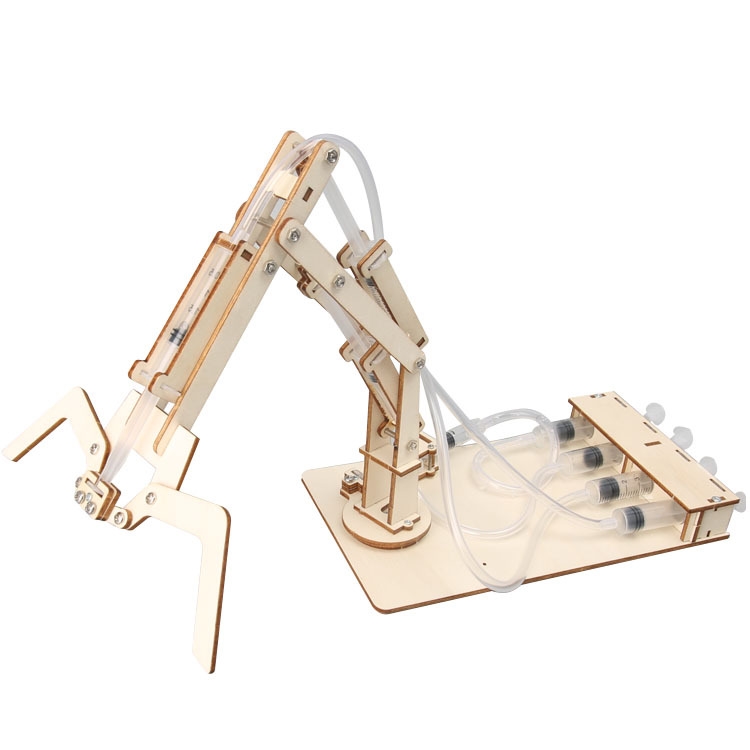 ชุด STEM แบบ DIY : ลูกสูบแขนกลไฮดรอลิก