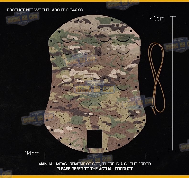 ผ้าคลุมหมวกฟาส แบบตาข่ายพราง (ผ้าคลุมหมวกสำหรับพรางตัว) (Lightweight laser cut helmet cover) (Ghillie Helmet Cover)