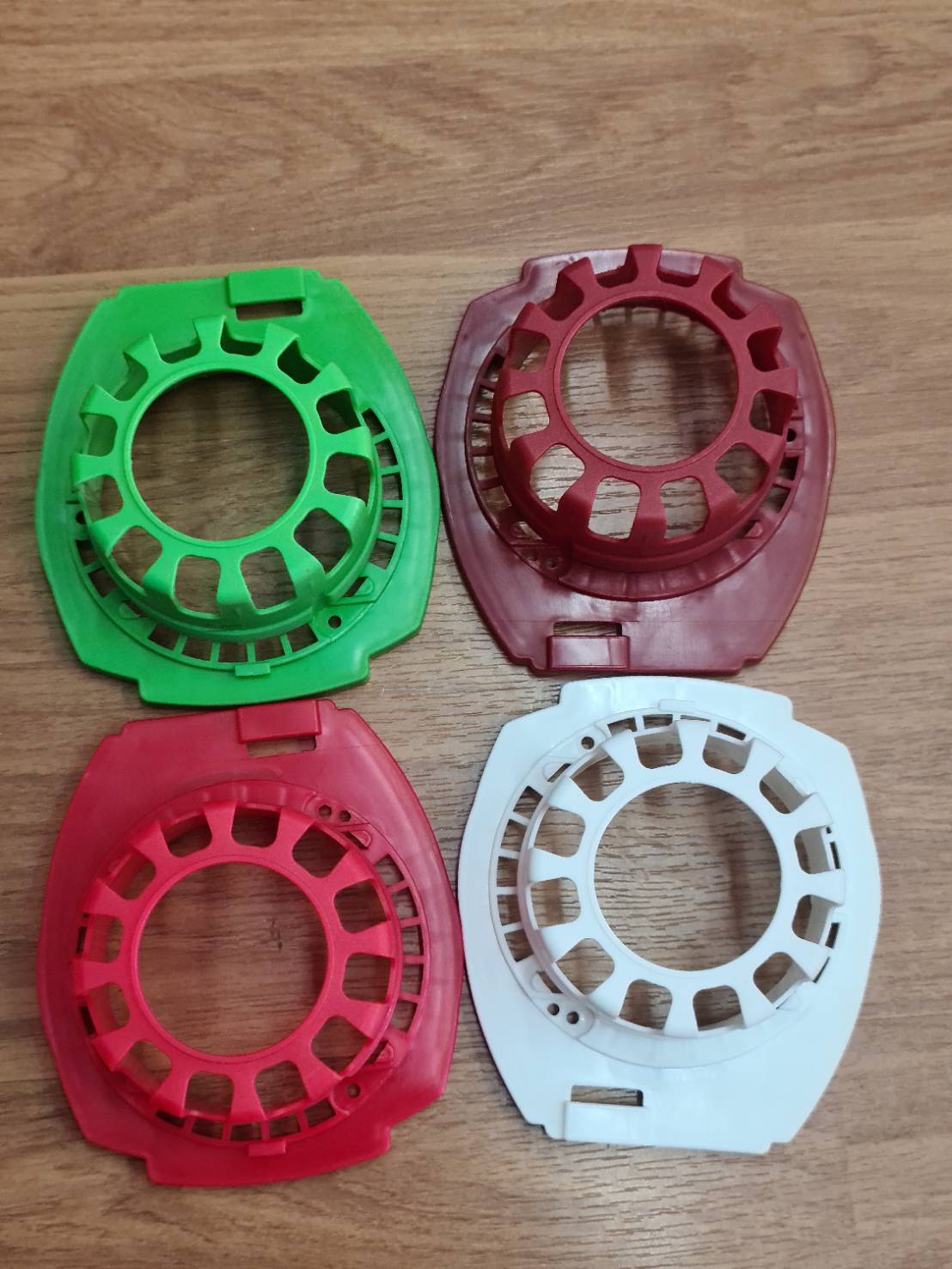 0000722 กะโหลกหน้าพัดลม ฝาหน้าพัดลม มิตซูบิชิ MITSUBISHI 12''-16'' (คละสี) อะไหล่พัดลม (รุ่นใหม่หัวโต)