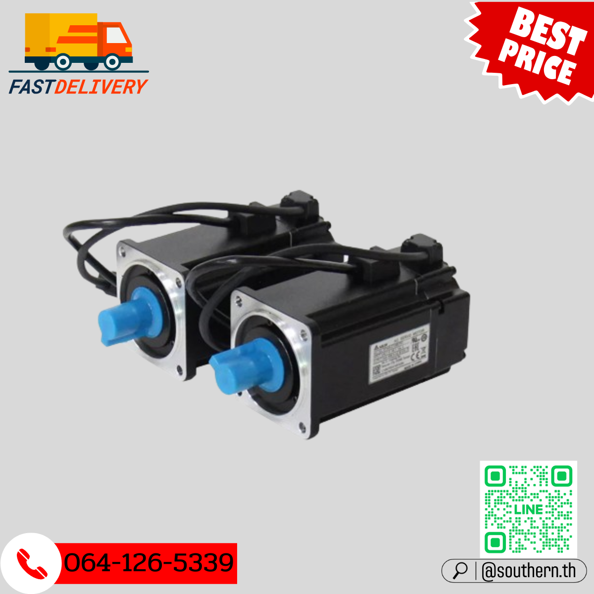 Delta AC Servo Motor ECMA-C20602RS 200W (without brake)