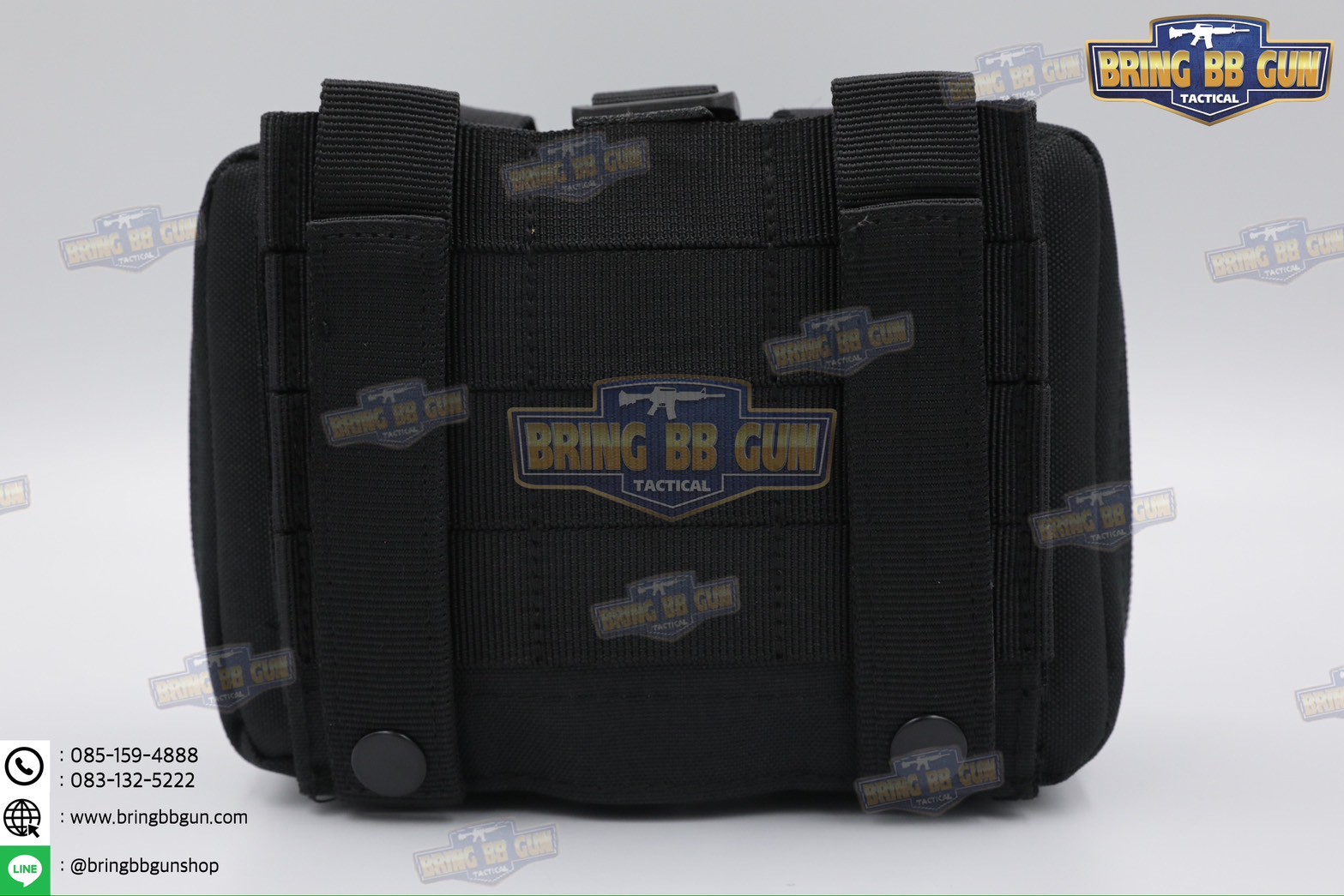 กระเป๋าพยาบาลสนาม B03 (แบบกระตุกไว) (ทรงแนวนอน) เพ้า IFAK รุ่น B03 (ทรงแนวนอน) (IFAK Pouch) (Medic Pouch)