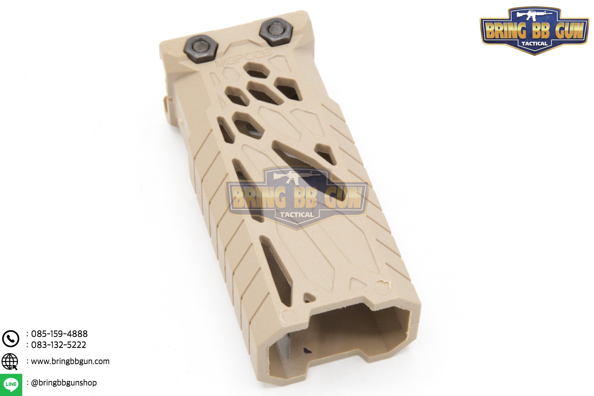 กริ๊ปมือหน้า ยี่ห้อMGPCQB (กริ๊ปมือหน้าฉลุลาย)