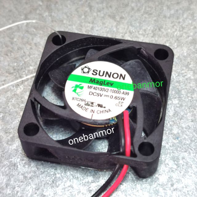 Sunon MF40100v2 พัดลมระบายความร้อนแบบ MAGLEV ขนาด 40x40x10mm 5v DC ของแท้ 100%
