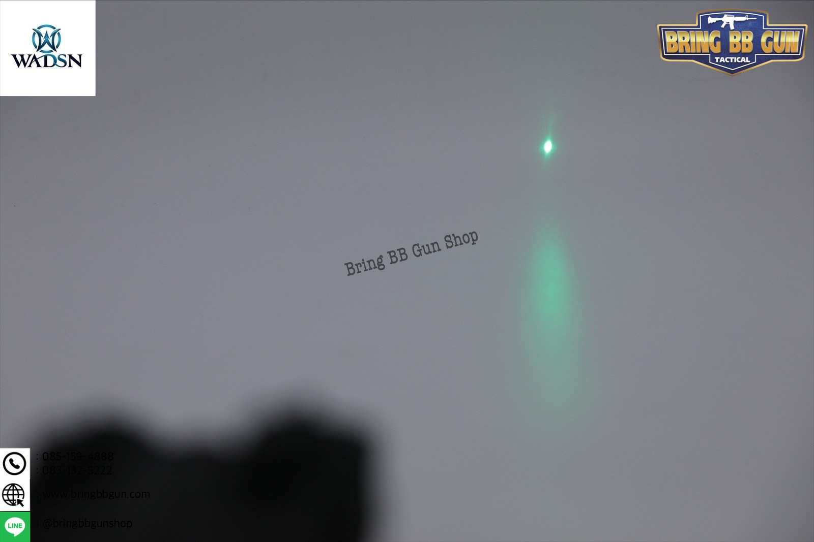 กล่องAN/PEQ-15A รุ่น DBAL-A2 (เลเซอร์ชี้เป้าอย่างเดียว) ยี่ห้อ WADSN รุ่น บอดี้พลาสติก (Dual Beam Aiming Laser - Advanced2)