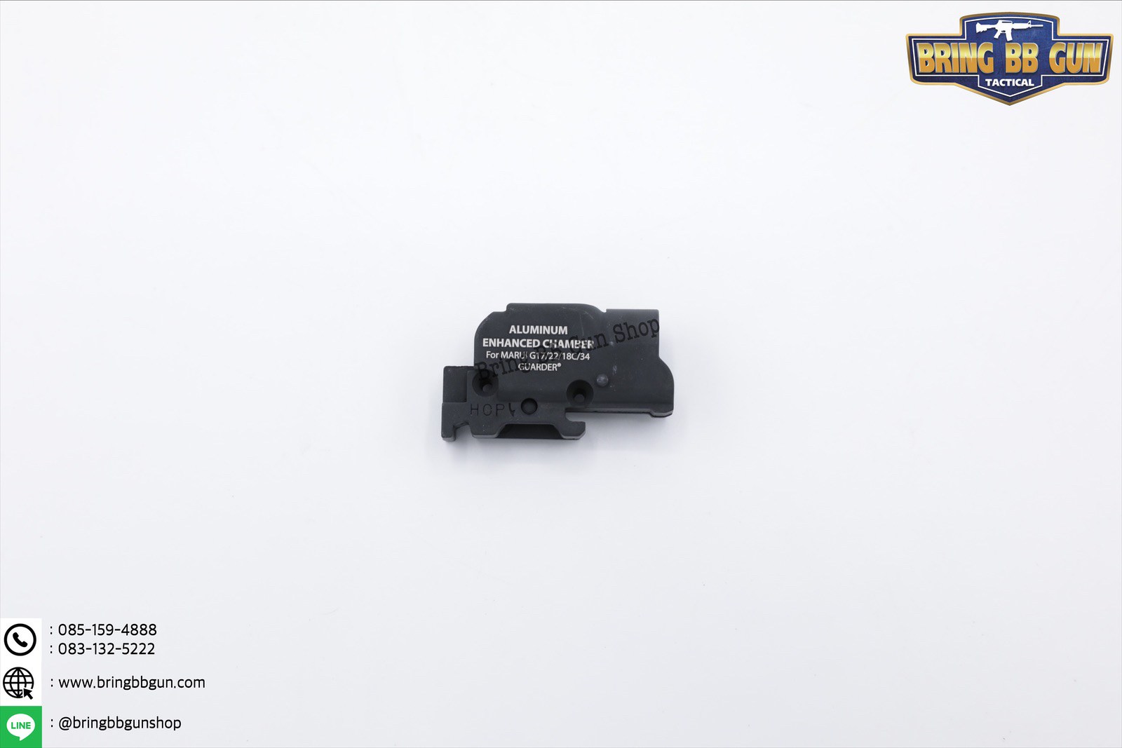 เรือนฮอปปืนสั้น (Guarder Hop Up Chamber) มี3รุ่นให้เลือก #รุ่นGlock (สำหรับปืน Glock 17/18c/34) #รุ่นM1911 (สำหรับปืน M1911) #รุ่นHi-capa (สำหรับปืน Hi-capa 4.3/5.1)