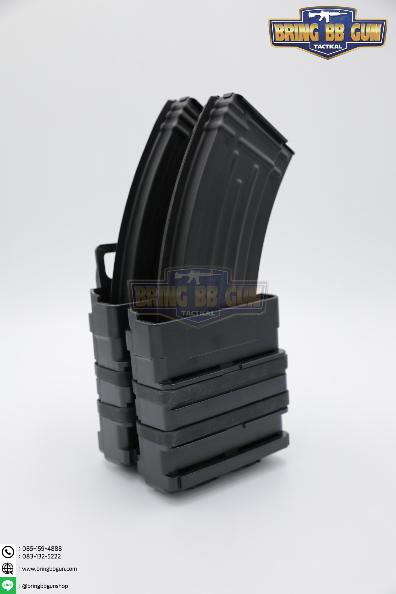 Fast Mag AK (คู่) (ซองแม็กกาซีนคู่ แบบแข็ง) (เพ้าแม็กกาซีนคู่)