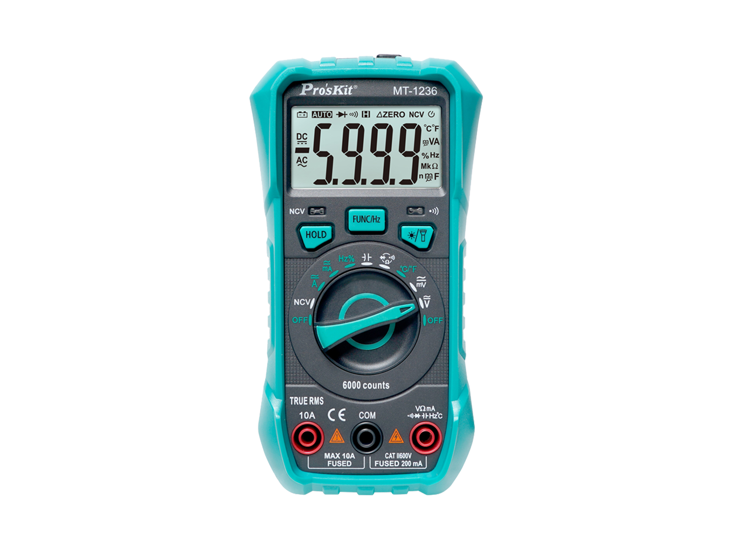 MT-1236 (CN) ดิจิตอลมัลติมิเตอร์ 3-5/6 True-RMS MT-1236 PRO'S KIT (CN) Onebanmor